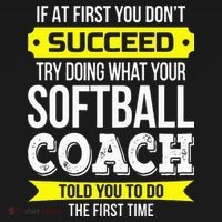 Softball Coach If At First You Dont Succeed Funny Backpack thumb 2