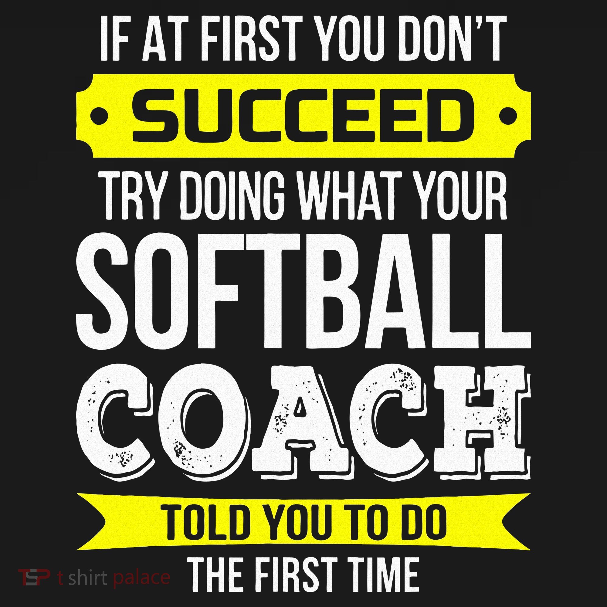 Softball Coach If At First You Dont Succeed Funny Pajama Set