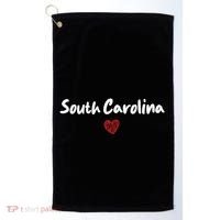 South Carolina I Love South Carolina Classic Golf Towel thumb 0