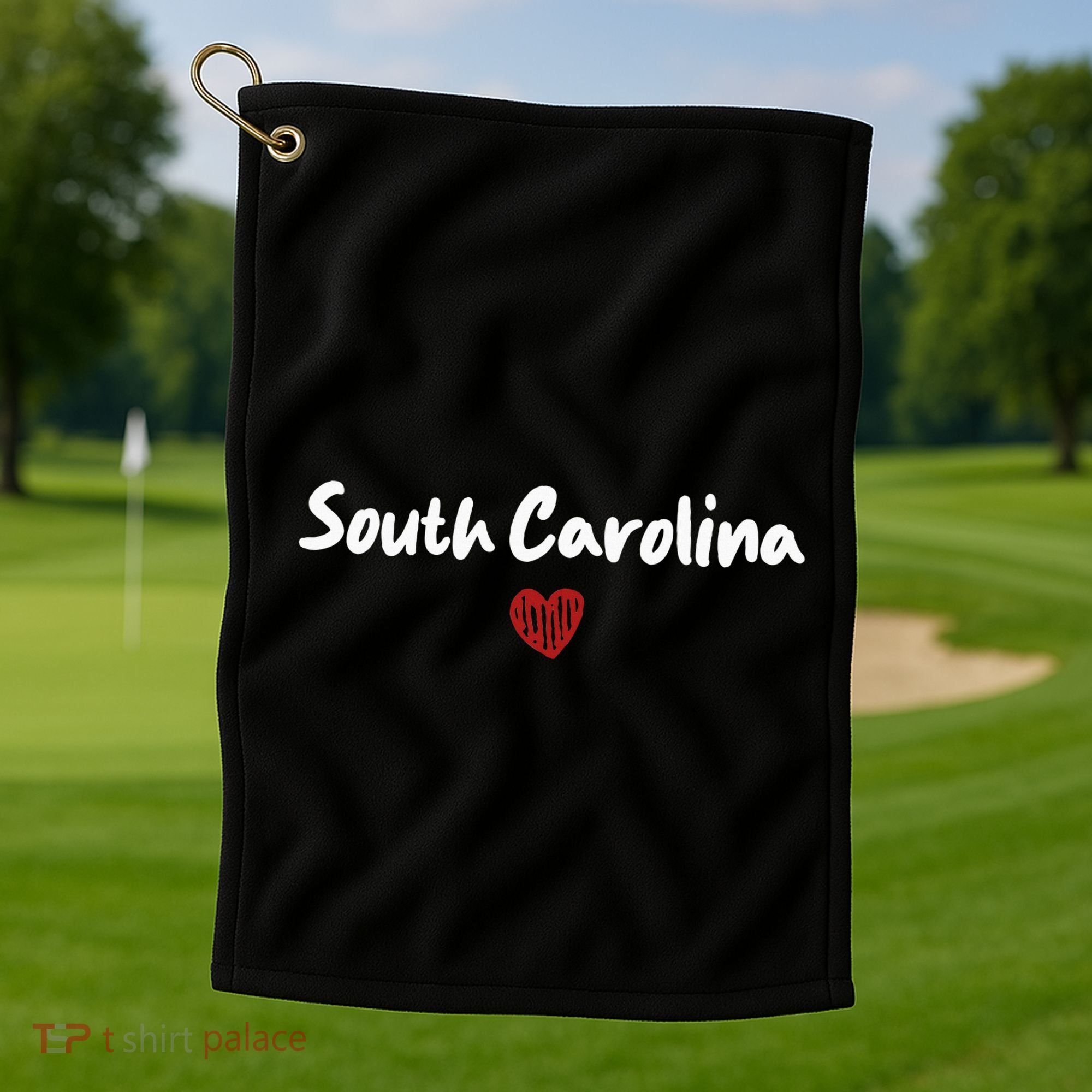 South Carolina I Love South Carolina Classic Golf Towel