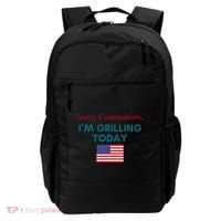 Sorry Communists IM Grilling Today Backpack thumb 0