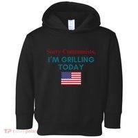 Sorry Communists IM Grilling Today Toddler Hoodie thumb 0