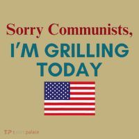 Sorry Communists IM Grilling Today Sweatshirt thumb 2