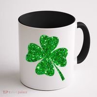 Clover Irish Shirt For St Patricks & Pattys Day Coffee Mug thumb 1