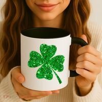 Clover Irish Shirt For St Patricks & Pattys Day Coffee Mug thumb 3