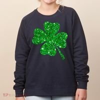 Clover Irish Shirt For St Patricks & Pattys Day Women's Sweatshirt thumb 0