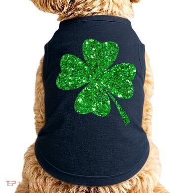 Clover Irish Shirt For St Patricks & Pattys Day Doggie Tank
