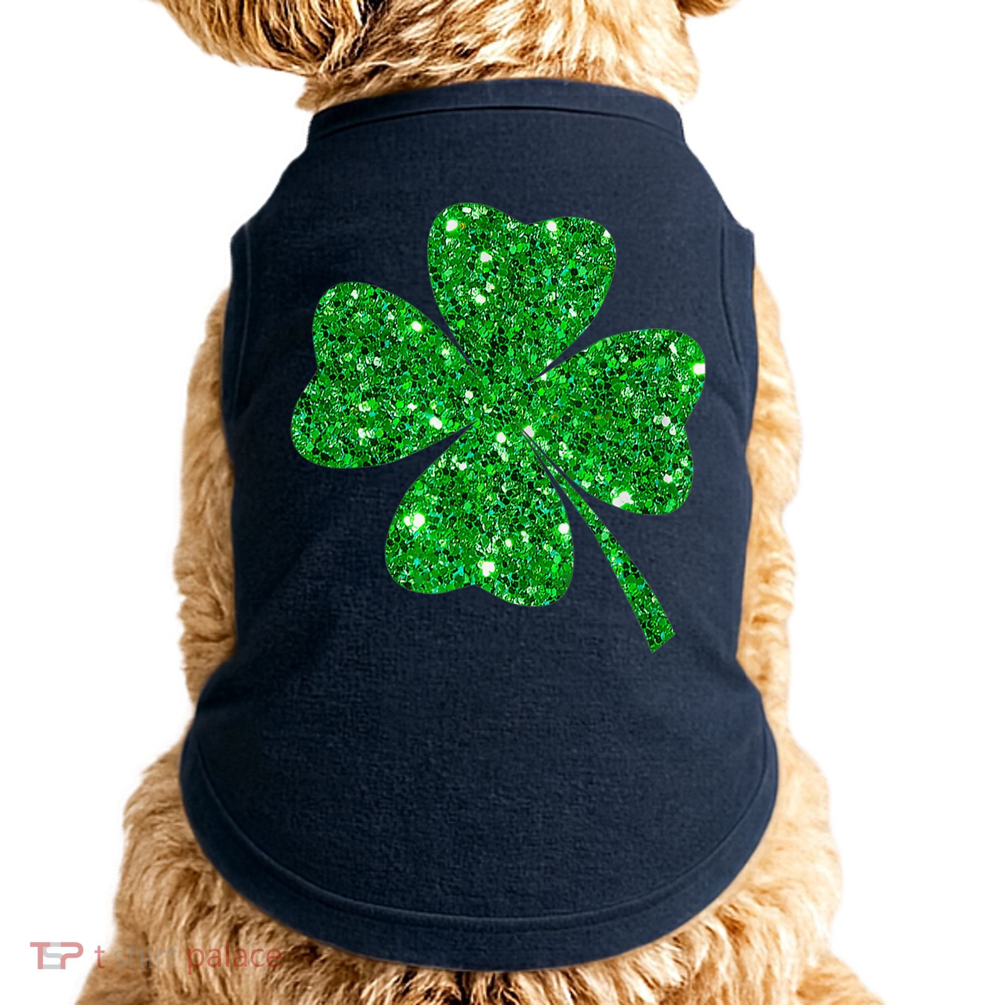 Clover Irish Shirt For St Patricks & Pattys Day Doggie Tank