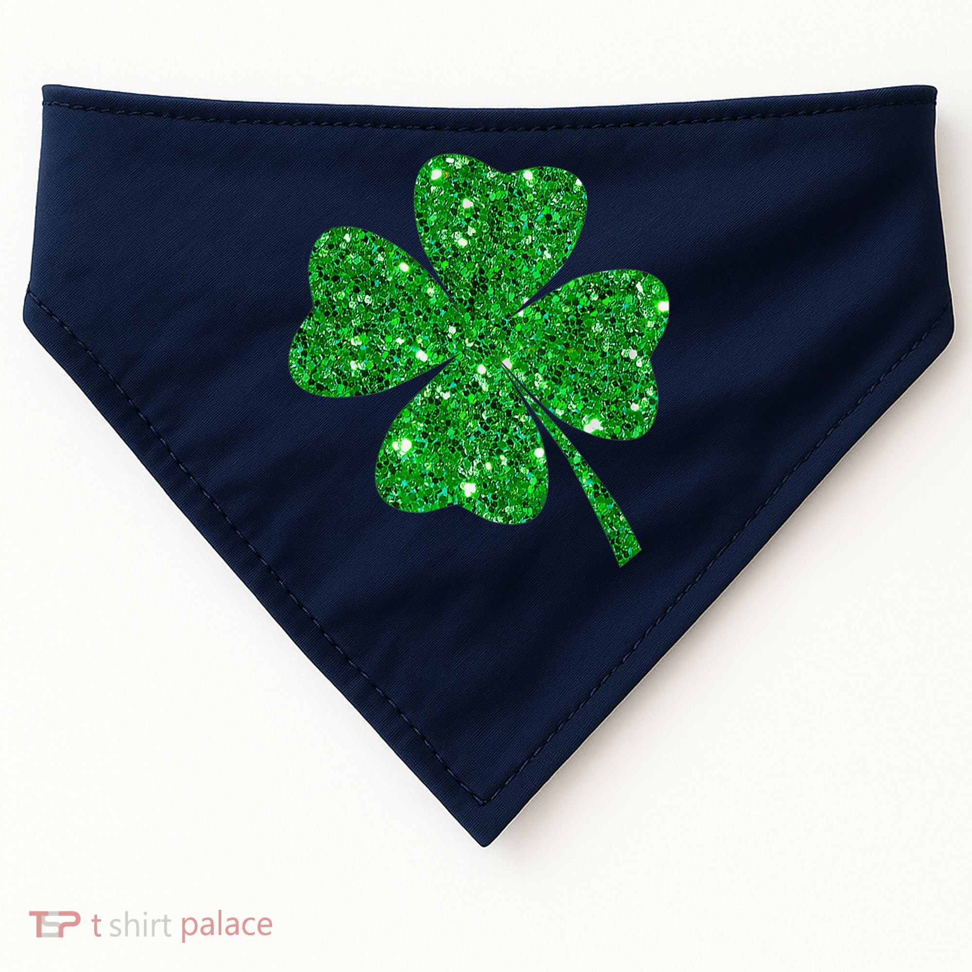 Clover Irish Shirt For St Patricks & Pattys Day USA-Made Doggie Bandana