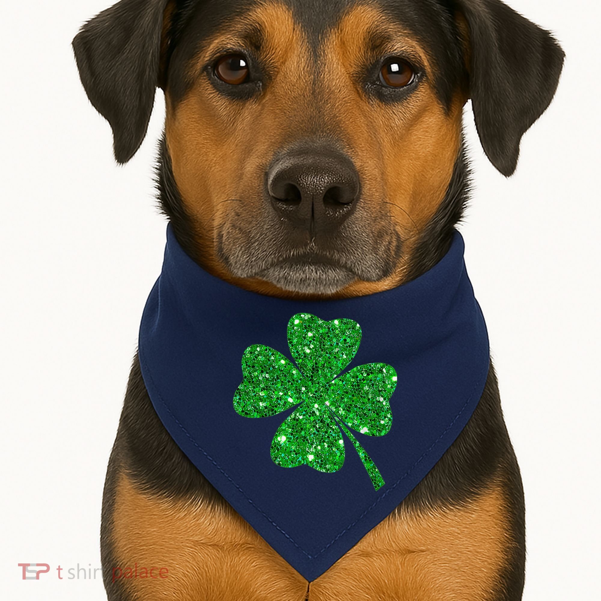 Clover Irish Shirt For St Patricks & Pattys Day USA-Made Doggie Bandana