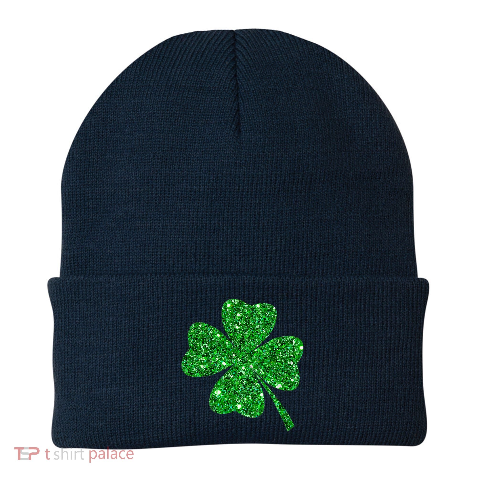 Clover Irish Shirt For St Patricks & Pattys Day Beanie