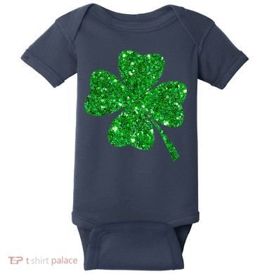 Clover Irish Shirt For St Patricks & Pattys Day Baby Bodysuit