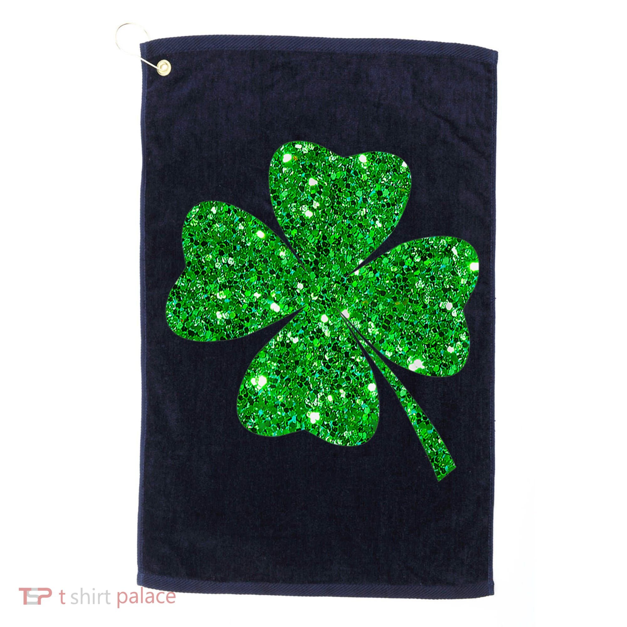 Clover Irish Shirt For St Patricks & Pattys Day Golf Towel