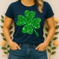 Clover Irish Shirt For St Patricks & Pattys Day Women's T-Shirt thumb 2