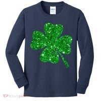 Clover Irish Shirt For St Patricks & Pattys Day Kids Long Sleeve Shirt thumb 0