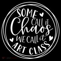 Some Call It Chaos We Call It Art Class Art Teacher Gift Doggie Tank thumb 4
