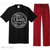Some Call It Chaos We Call It Art Class Art Teacher Gift Pajama Set thumb 0