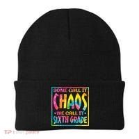 Some Call It Chaos We Call It Sixth Grade 6th Grade teacher Beanie thumb 0
