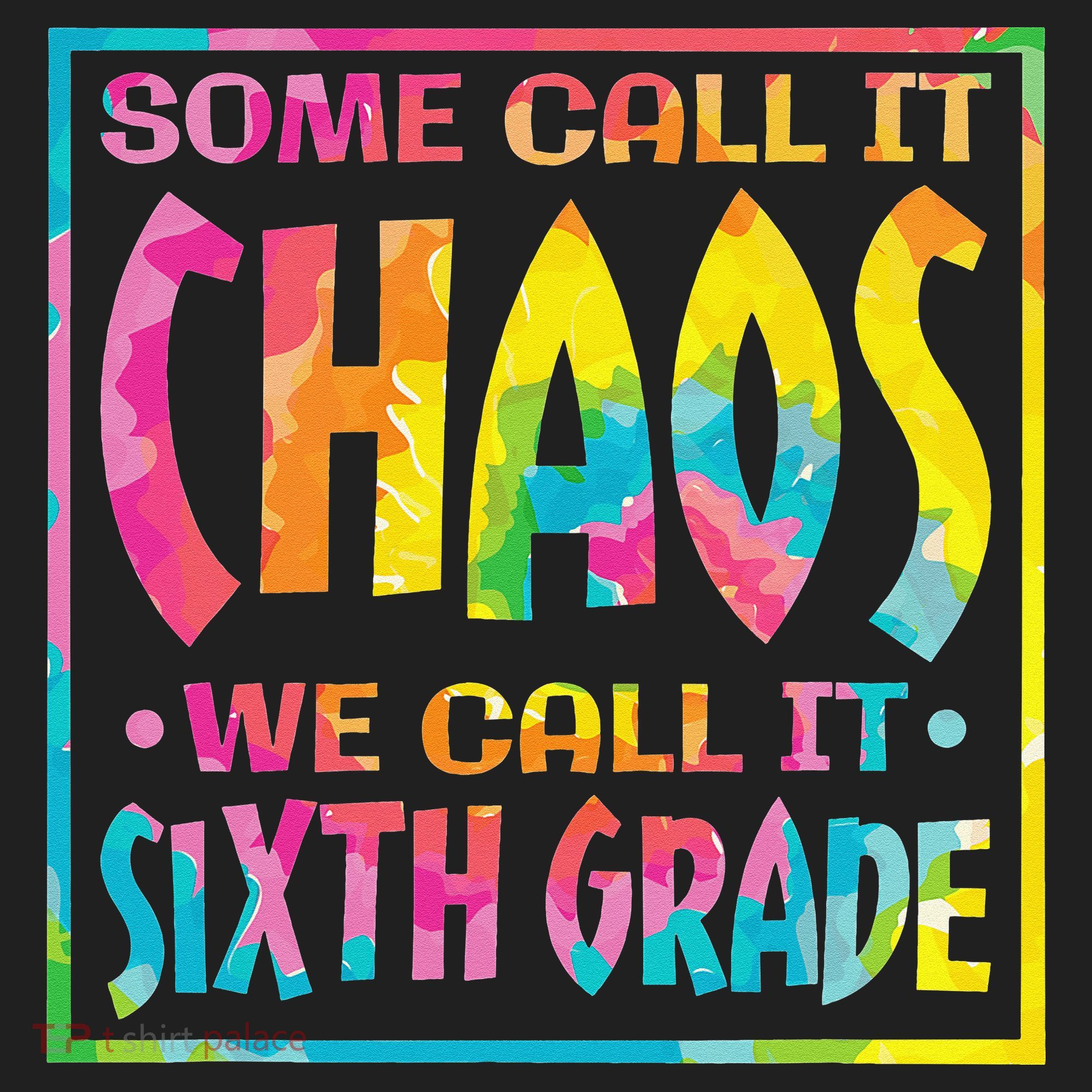 Some Call It Chaos We Call It Sixth Grade 6th Grade teacher Beanie