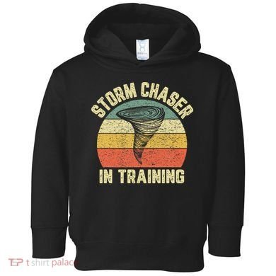 Storm Chaser In Training Meteorologist Love Tornado Design Toddler Hoodie