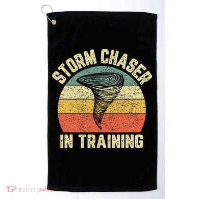 Storm Chaser In Training Meteorologist Love Tornado Design Golf Towel
