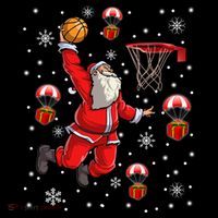 Santa Claus Is Playing Basketball Christmas Gift Coffee Mug thumb 5