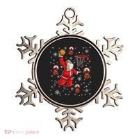 Santa Claus Is Playing Basketball Christmas Gift Ornament thumb 0