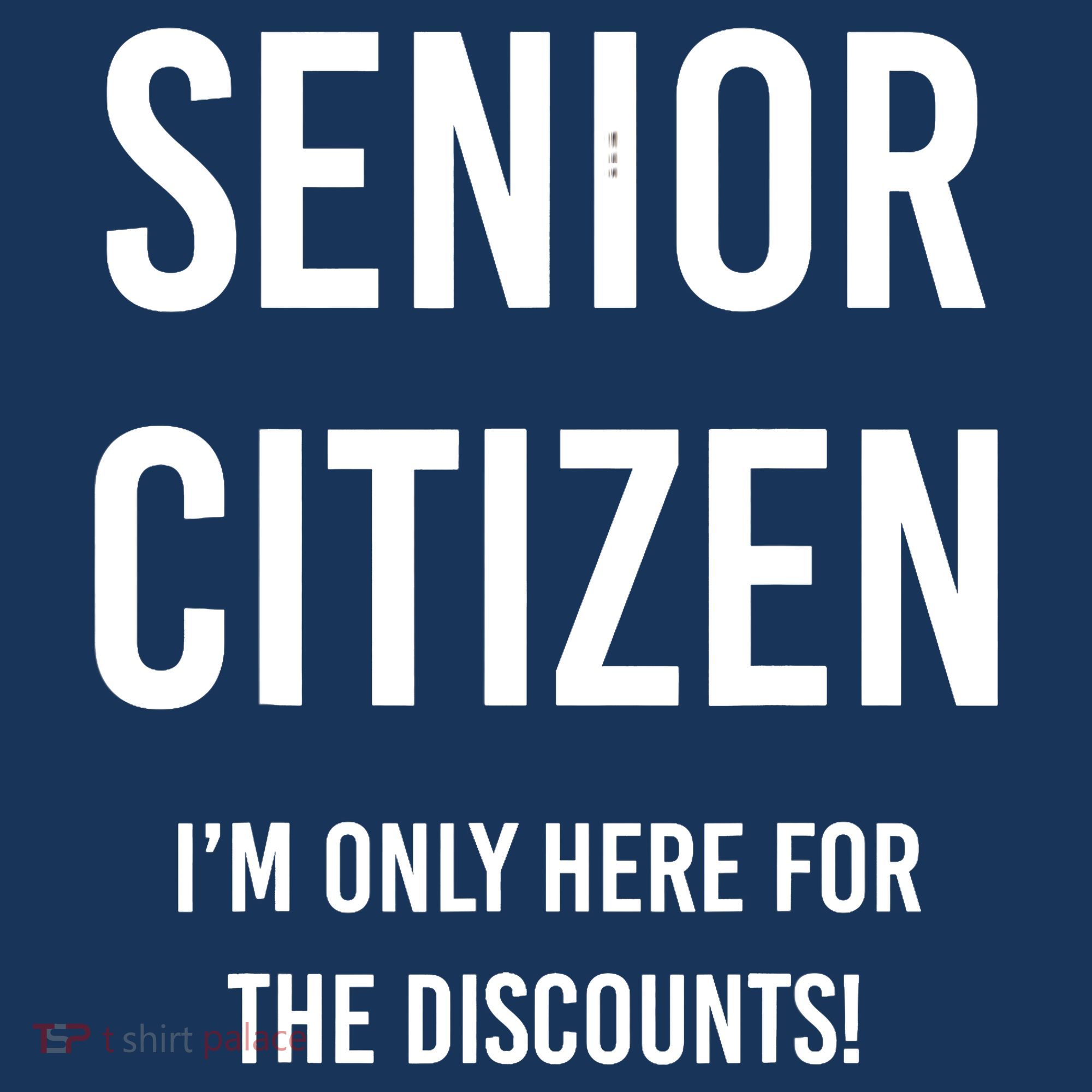 Senior Citizen I'm Only Here For The Discounts Funny Beanie