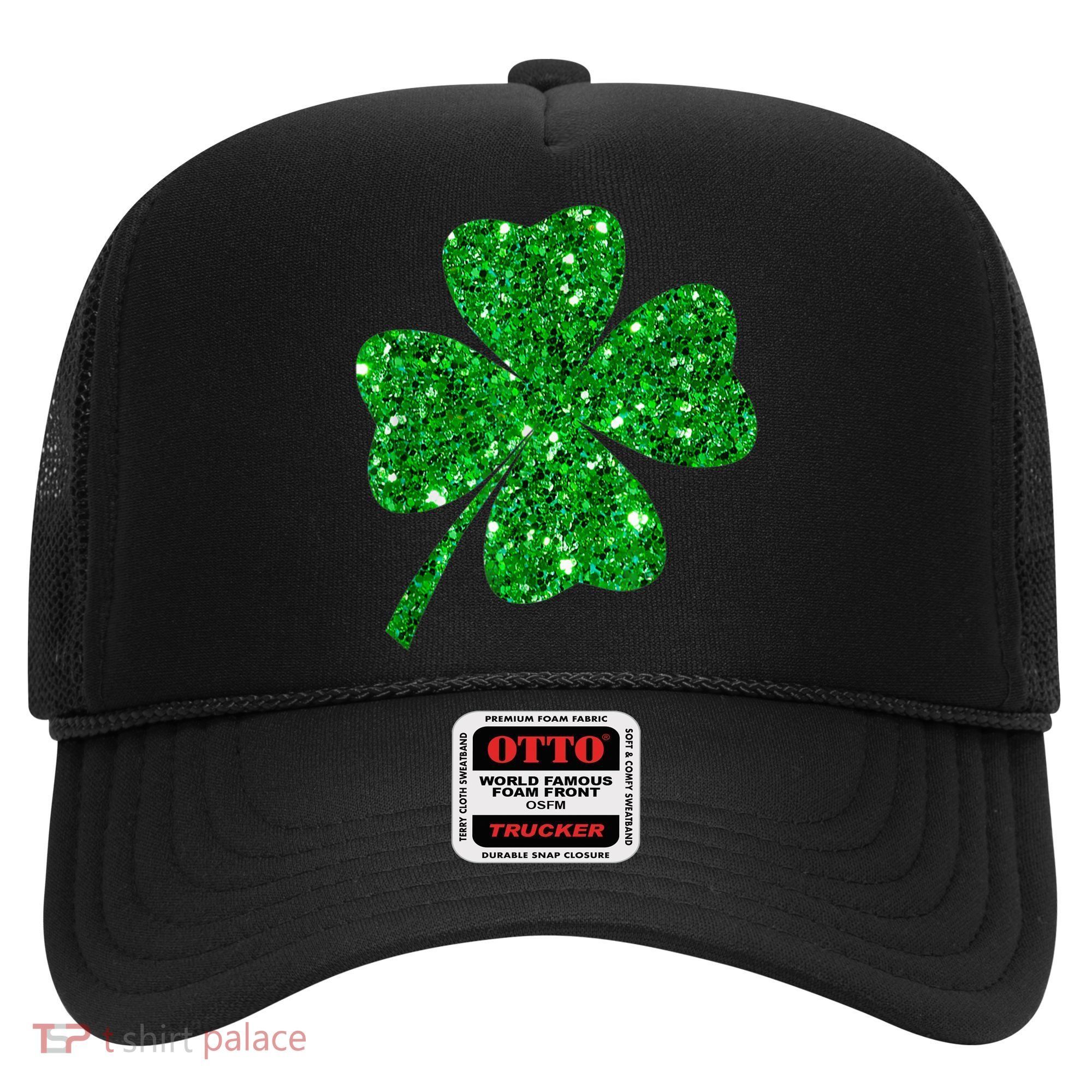 Sparkle Clover Irish Shirt For St Patricks & Pattys Day Hat