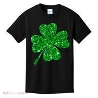 Sparkle Clover Irish Shirt For St Patricks & Pattys Day Kids T-Shirt thumb 0