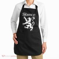 Slainte Cheers In Scots Gaelic Scottish Lion Rampant Apron thumb 2