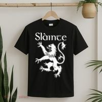 Slainte Cheers In Scots Gaelic Scottish Lion Rampant T-Shirt thumb 2