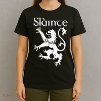 Slainte Cheers In Scots Gaelic Scottish Lion Rampant T-Shirt thumb 4