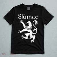 Slainte Cheers In Scots Gaelic Scottish Lion Rampant T-Shirt thumb 5
