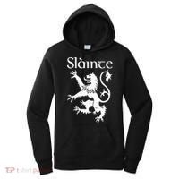Slainte Cheers In Scots Gaelic Scottish Lion Rampant Women's Hoodie thumb 0