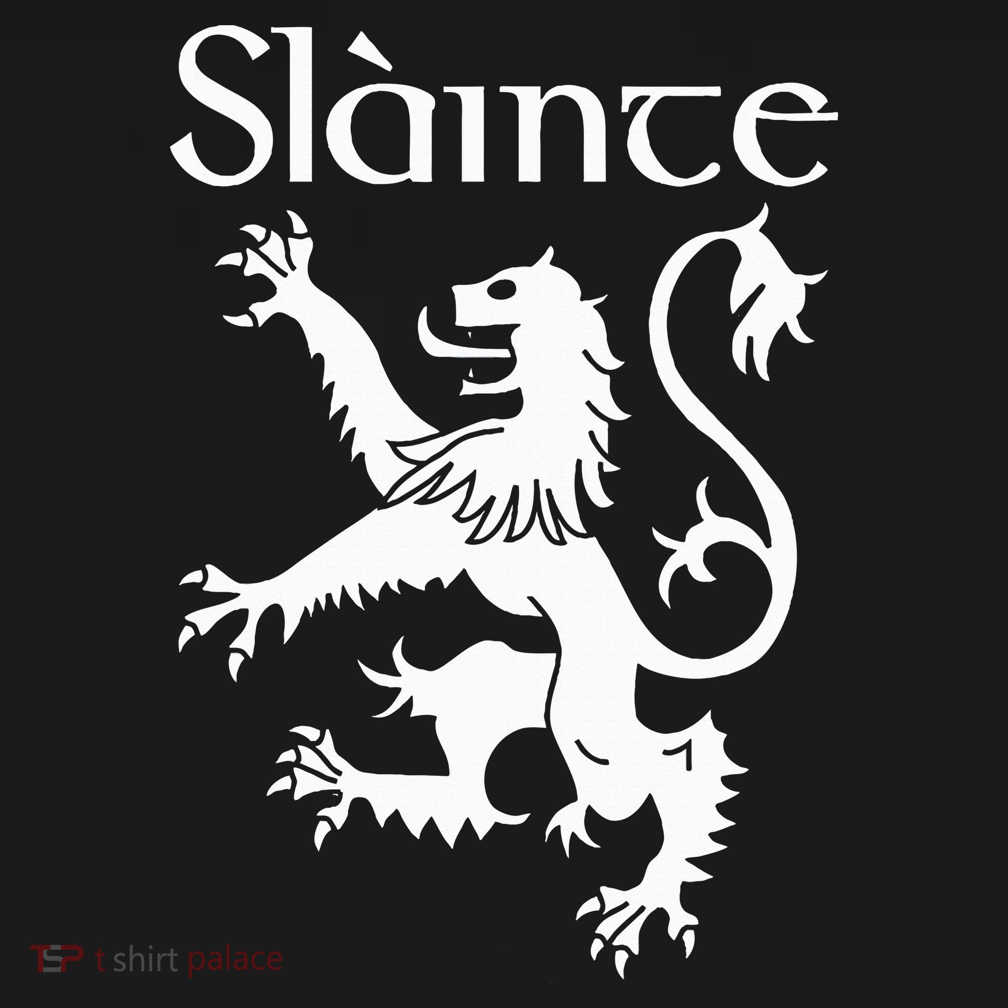 Slainte Cheers In Scots Gaelic Scottish Lion Rampant Baby Bodysuit