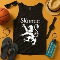Slainte Cheers In Scots Gaelic Scottish Lion Rampant Tank Top thumb 4