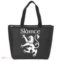 Slainte Cheers In Scots Gaelic Scottish Lion Rampant Tote Bag thumb 0