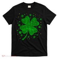 Sparkle Clover Irish For St Patricks & Pattys Day T-Shirt thumb 0