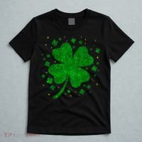 Sparkle Clover Irish For St Patricks & Pattys Day T-Shirt thumb 5