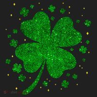 Sparkle Clover Irish For St Patricks & Pattys Day Tumbler thumb 3