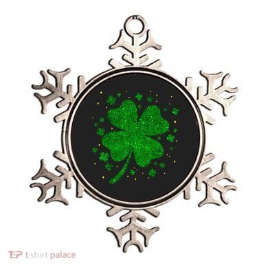 Sparkle Clover Irish For St Patricks & Pattys Day Ornament