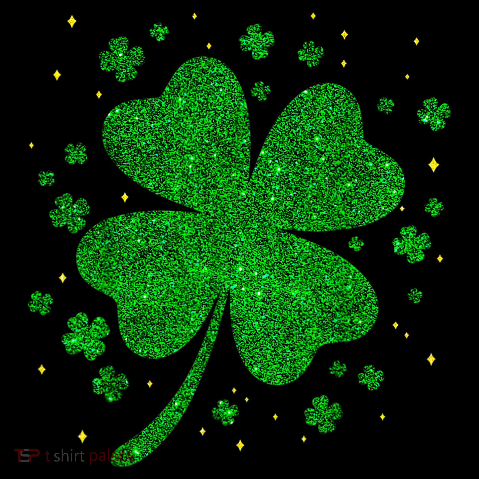 Sparkle Clover Irish For St Patricks & Pattys Day Ornament