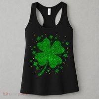 Sparkle Clover Irish For St Patricks & Pattys Day Women's Tank Top thumb 3