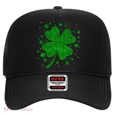 Sparkle Clover Irish For St Patricks & Pattys Day Hat