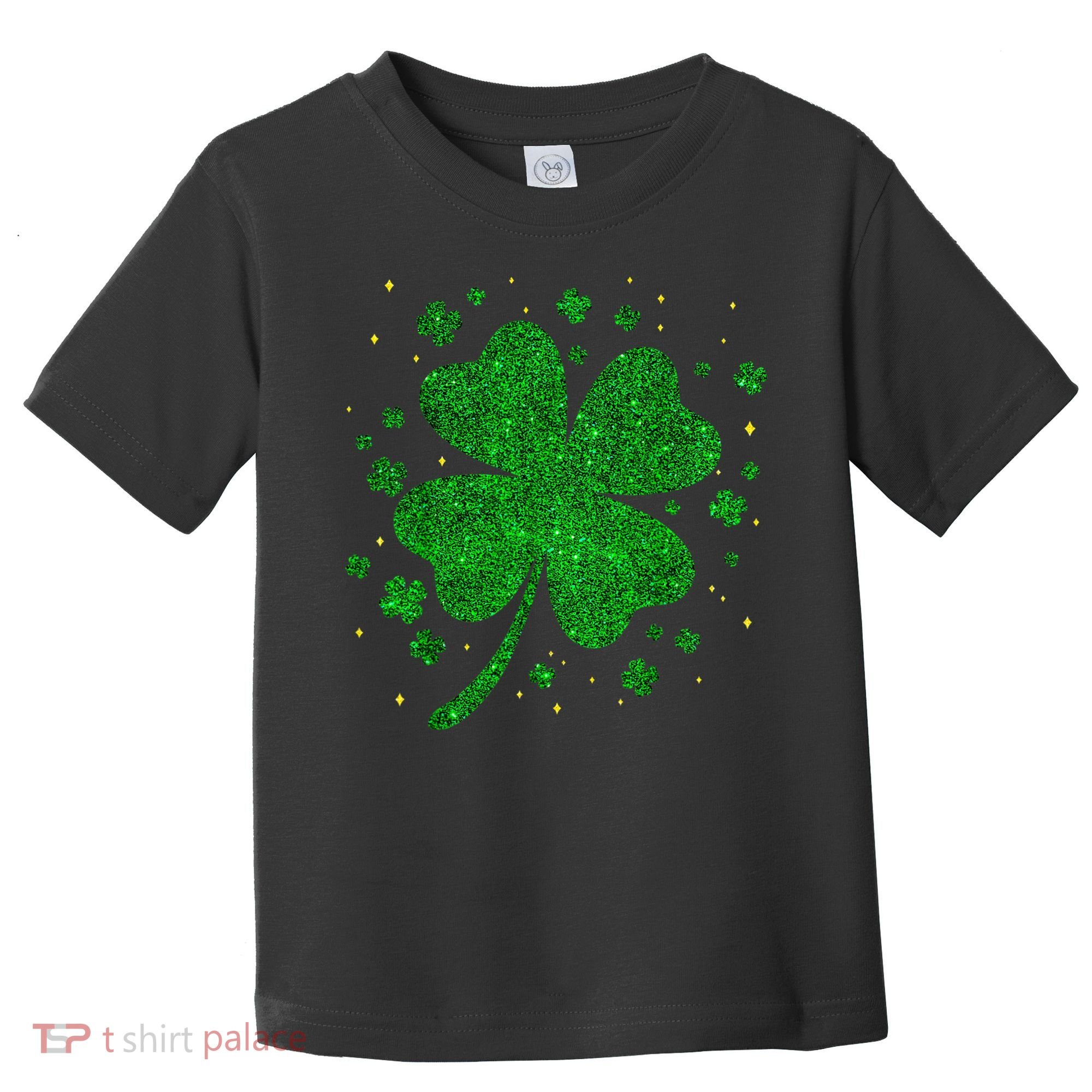 Sparkle Clover Irish For St Patricks & Pattys Day Toddler T-Shirt