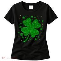 Sparkle Clover Irish For St Patricks & Pattys Day Women's T-Shirt thumb 0