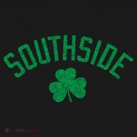 Southside Chicago Irish Shamrock Distressed Green Print Funny Gift Ornament thumb 1