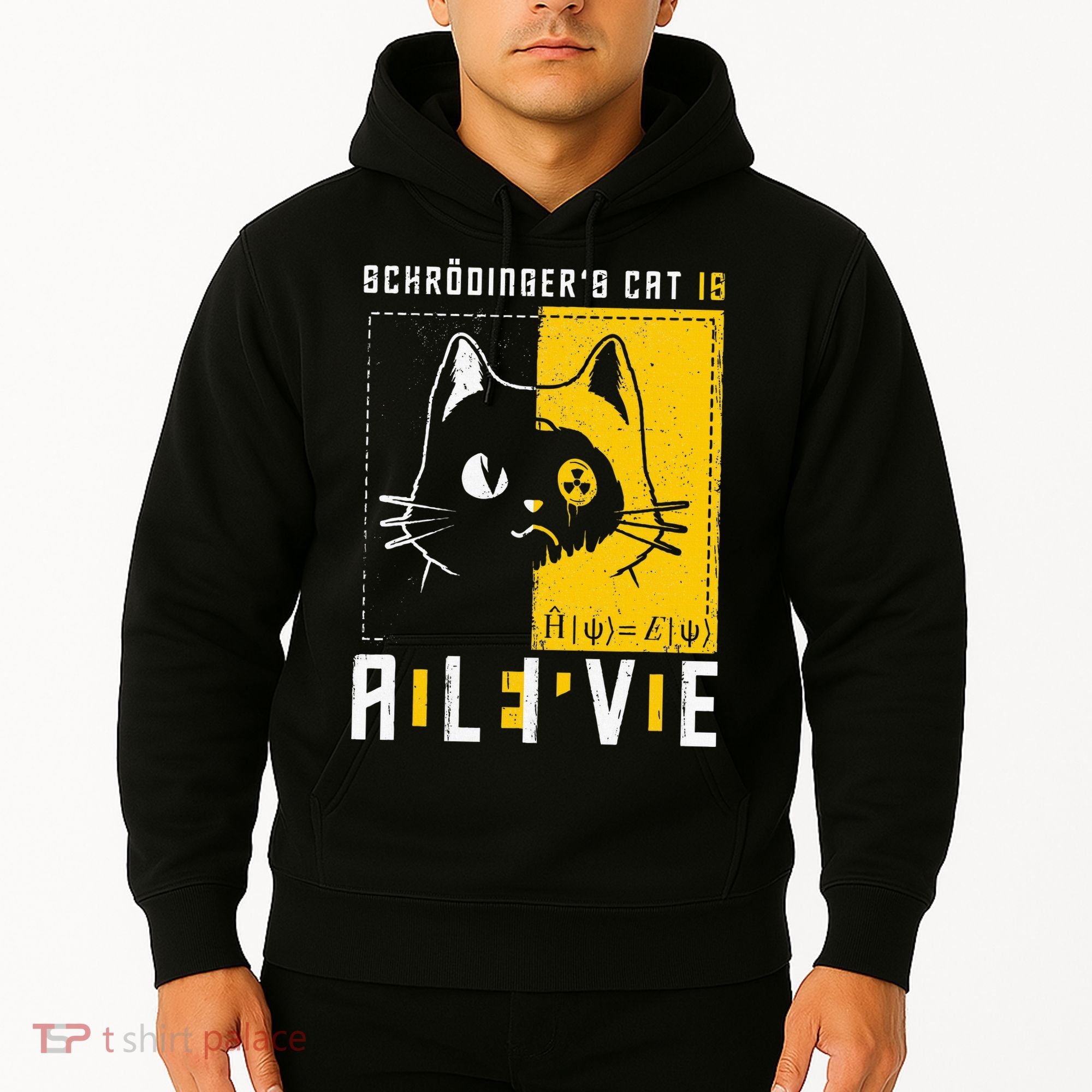 SchrodingerS Cat Is Dead And Alive Quantum Physics Hoodie