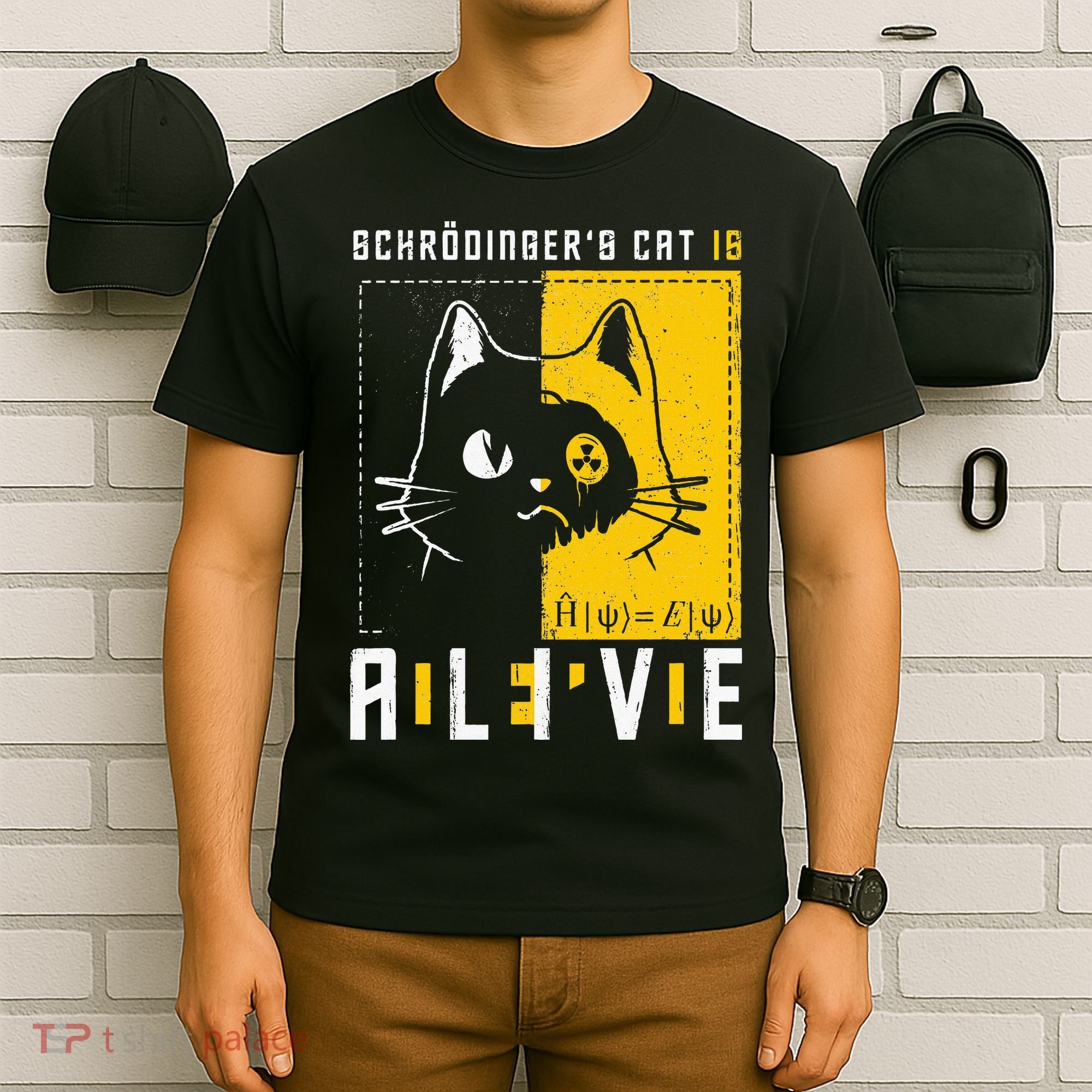 SchrodingerS Cat Is Dead And Alive Quantum Physics T-Shirt